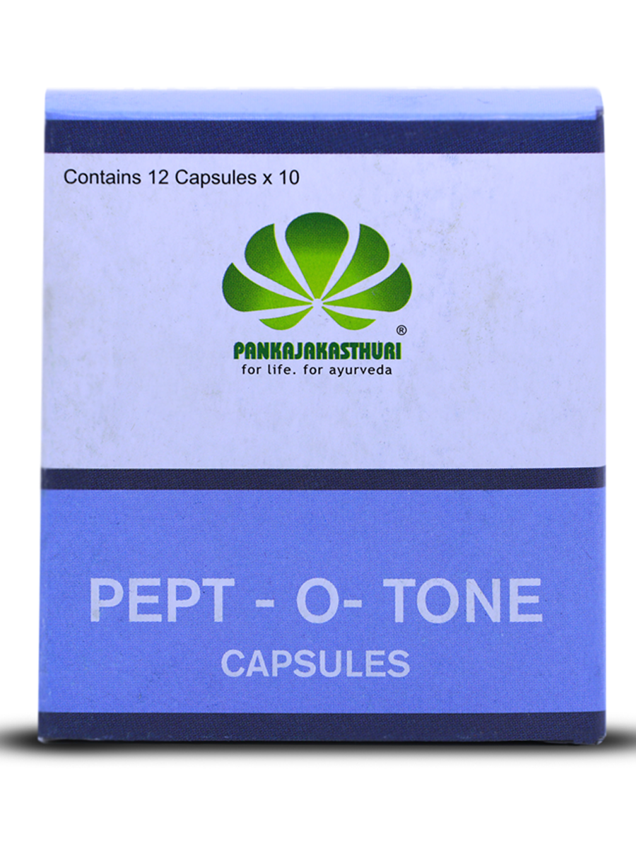 Pept-O-Tone Capsules - Ayurvedic Medicine For Gastric Ulcer